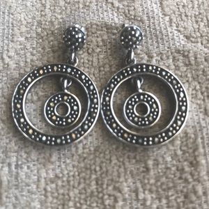 Masrcasite Drop Post Earrings